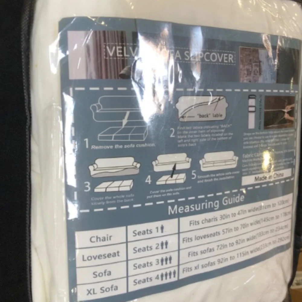 Classic White Sofa Protector